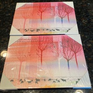 NWOT Set of Wall Plaques/Trivets